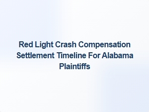 Red Light Accident Compensation Timeline in Alabama