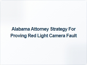 How an Alabama Lawyer Proves Red Light Camera Errors