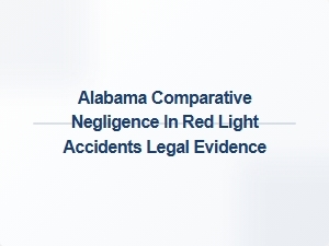 Building a Case: Evidence in Alabama Red Light Accidents