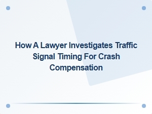 Investigating Traffic Signals for Crash Compensation