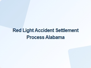Alabama Red Light Accident Settlement Process Explained